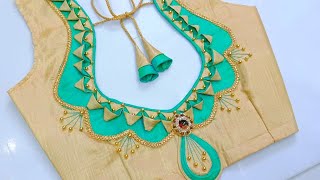 Latest Tranding Model Blouse Back Neck Gala | Simple designer blouse design |