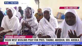 Ogun West Muslims Pray for Pres. Tinubu, Abiodun, Sen. Adeola