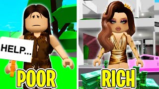 I WAS POOR AND BECAME RICH! *brookhaven roleplay