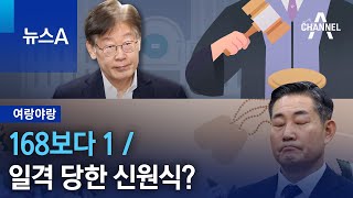 [여랑야랑]168보다 1 / 일격 당한 신원식? | 뉴스A