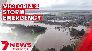 Wild weather lashes Victoria with hundreds of homes damaged, flooding and power outages | 7NEWS