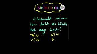 Dikkatinizi ölçen bir soru olsun. Cevaplari DMden bekliyorum. #maths #matematik