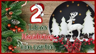 2 LINDAS IDEAS NAVIDEÑAS CON RECICLAJE - Manualidades para navidad - Christmas crafts with recycling