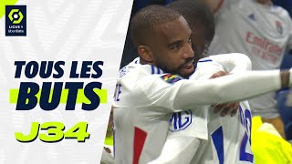 Tous les buts de la 34ème journée - Ligue 1 Uber Eats / 2023-2024