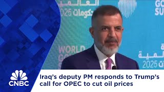 Iraq’s deputy prime minister responds to Trump’s call for OPEC to cut oil prices