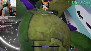 Monty T-poses to assert Dominance