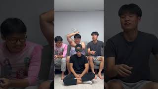 안대 쓰고 냄새 맞추기 #shorts