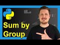 Calculate Sum by Group in Python (2 Examples) | DataFrame Subgroups | groupby() & sum() Functions