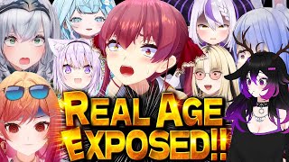 [Hololive React] 12 Reactions When Hololive Members’ Real Age Got Revealed |Vtuber Kuro Ishida|