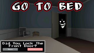 █ Horror Game "GO TO BED" – full walkthrough █