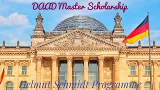 Helmut-Schmidt-Programme Master’s Scholarships | PPGG| DAAD Program| Fully Funded|