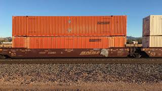 BNSF 4241 Emerging from Slaughterhouse Canyon