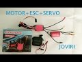 Unboxing kit motor brushless + esc+ servo rc