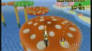 Mario kart wii competion: Trampoline Mushrooms (Manuel)