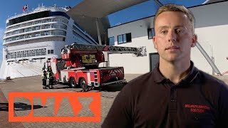 Gefährliches Feuerwehrtraining am Hafen | Feuerwache 3 - Alarm in Rostock | DMAX Deutschland