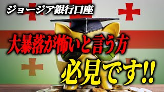 この考え方をすればジョージア銀行口座の為替リスクが怖くない！？