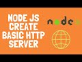 Creating Basic HTTP Server with Node JS