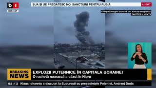 EXPLOZII PUTERNICE ÎN CAPITALA UCRAINEI_Știri B1_23 mar 2022