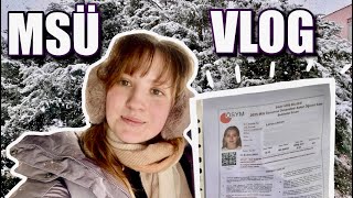 MSÜ SINAV GÜNÜ VLOG☃️ | KAÇ NET BEKLİYORUM?