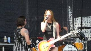 Halestorm - Straight Through The Heart (DIO Cover) LIVE River City Rockfest San Antonio Tx. 5/26/13