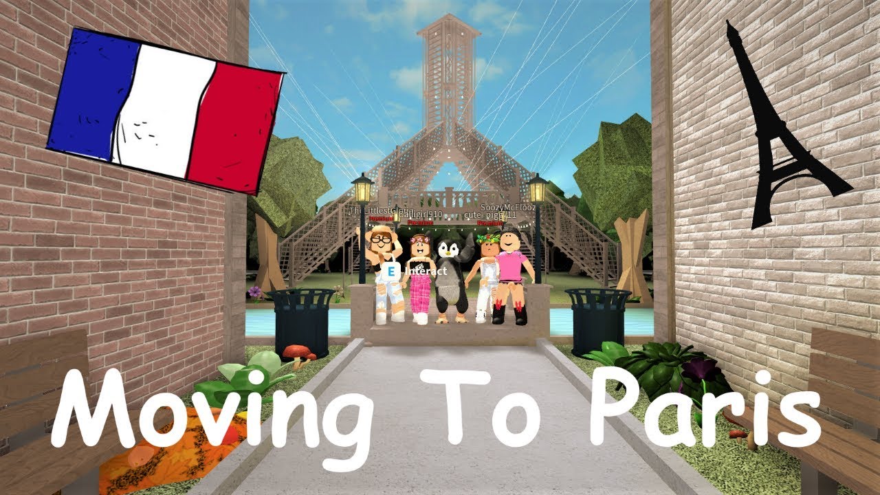 Moving To Paris | Bloxburg Roleplay - YouTube