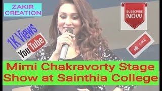 Sainthia college social function 2018 entry of #Mimi Chakrabatti by zakir_creation