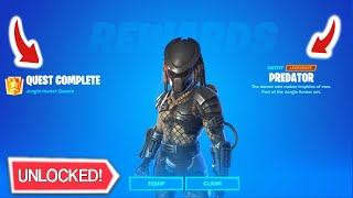 How to DEFEAT Predator in Fortnite! How to get PREDATOR Skin in Fortnite! Predator Challenges!