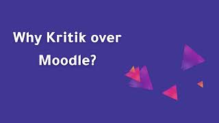 Kritik vs Moodle