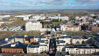 La ville de Cergy (Cergy st Christophe - Pontoise) en vues aériennes (2021)