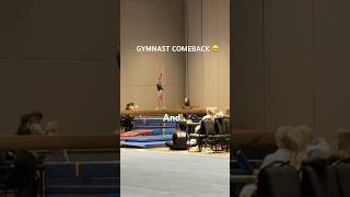 GYMNAST COMEBACK AFTER SEASON ENDING INJURY 🥹❤️🤸🏻‍♀️#gymnast #gymnastics #comebackseason