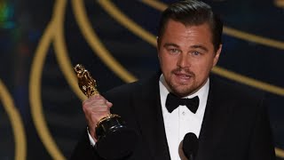 Leonardo Dicaprio ACCEPTANCE SPEECH for Best Actor | Oscars 2016