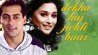 Dekha Hai Pehli Baar Full Song With LYRICS | Saajan | Salman Khan, Madhuri Dixit |