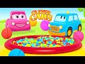 Car cartoons for kids & NEW FULL EPISODE. Clever cars for kids - Street vehicles & trucks for kids.