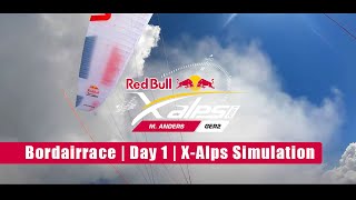 Bordairrace Sillian 2021 | Day 1 | Team GER 2 X-Alps Simulation