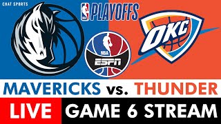 Mavericks vs. Thunder  Live Streaming Scoreboard, Play-By-Play, Highlights | NBA Playoffs Game 6