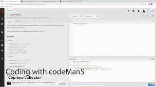 Codewars 7 kyu Coprime Validator Javascript