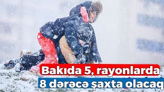 Azərbaycanda qarlı hava bu tarixə qədər davam edəcək - Yollar buz bağlayacaq - Xəbərdarlıq