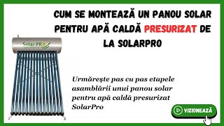 Montaj Panou Solar Presurizat Apā Caldā - SolarPro