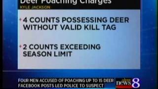 Four men accused of poaching 15 deer