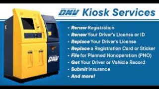 How To Renew Driver License At A DMV Kiosk?
