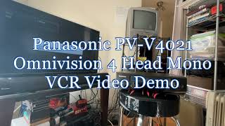 Panasonic PV V4021 VCR for sale on eBay