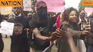 Nakuru residents stage protest against Finance Bill, 2024