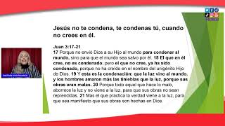 Jesús no te condena, te condenas tú, cuando permaneces pecando.