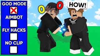 TapWater Tried To CHEAT So I Cheated Back.. (Roblox BedWars)