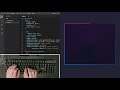 ASMR Programming - ANIMATED BORDER GRADIENT USING HTML AND CSS - No Talking