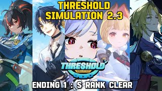 New Threshold Simulation Ending 1 | Zhu Yuan , Harumasa, Vivian & Hugo | Zenless Zone Zero