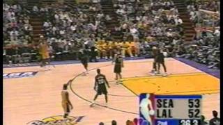 Gary Payton - Valiant Effort vs. Shaq and the Lakers (1998 WCSF Game 4, 31 points)