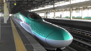 【発車メロディ 夕暮れ時はさびしそう】東北新幹線 一ノ関駅からはやぶさ号発車