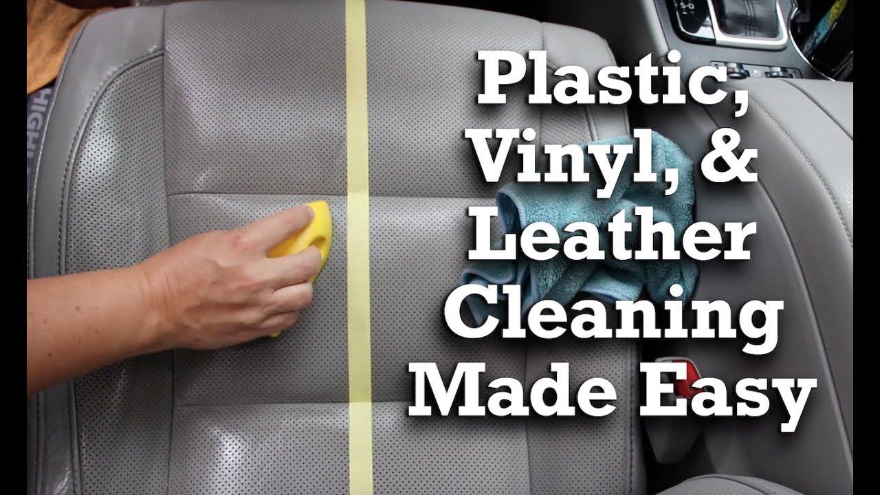 Plastic Vinyl Leather Cleaning Made Easy Youtube
