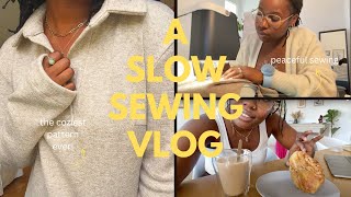 I Made This Super COZY DRESS Just In Time For Autumn! 🍂| Viki Sews Andie Dress | Sewing Vlog